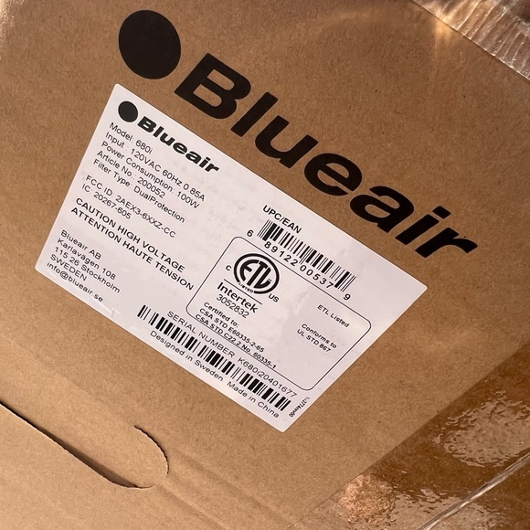 NOT FOR SALE Blueair 680i Series Purifier. Original Box. Brand New. Never Used. - Picture 12 of 12